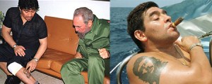 Maradona e i suoi due tatuaggi "politici"