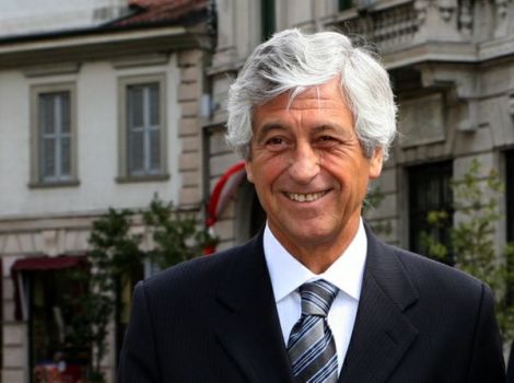 Gianni Rivera, ex calciatore del Milan e attuale Presidente(Foto Belosio/varese press)