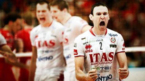 La grinta di Giacomo Sintini durante gara 5 della finale Scudetto (foto Giacomo Sintini - pagina Facebook ufficiale)