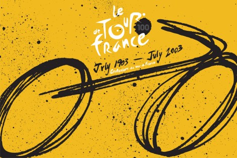 Poster di Shari Margolin dedicato alla 100esima edizione della Grande Boucle