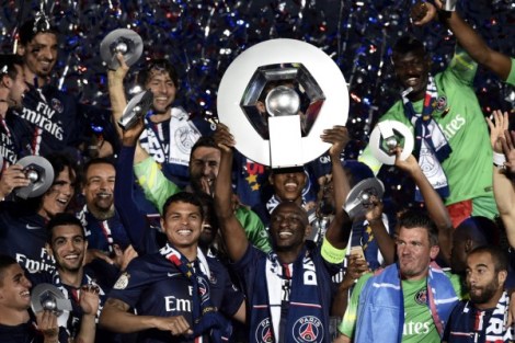 Il PSG festeggia il titolo 2015, quest'anno le celebrazioni sono arrivate addirittura già a marzo!